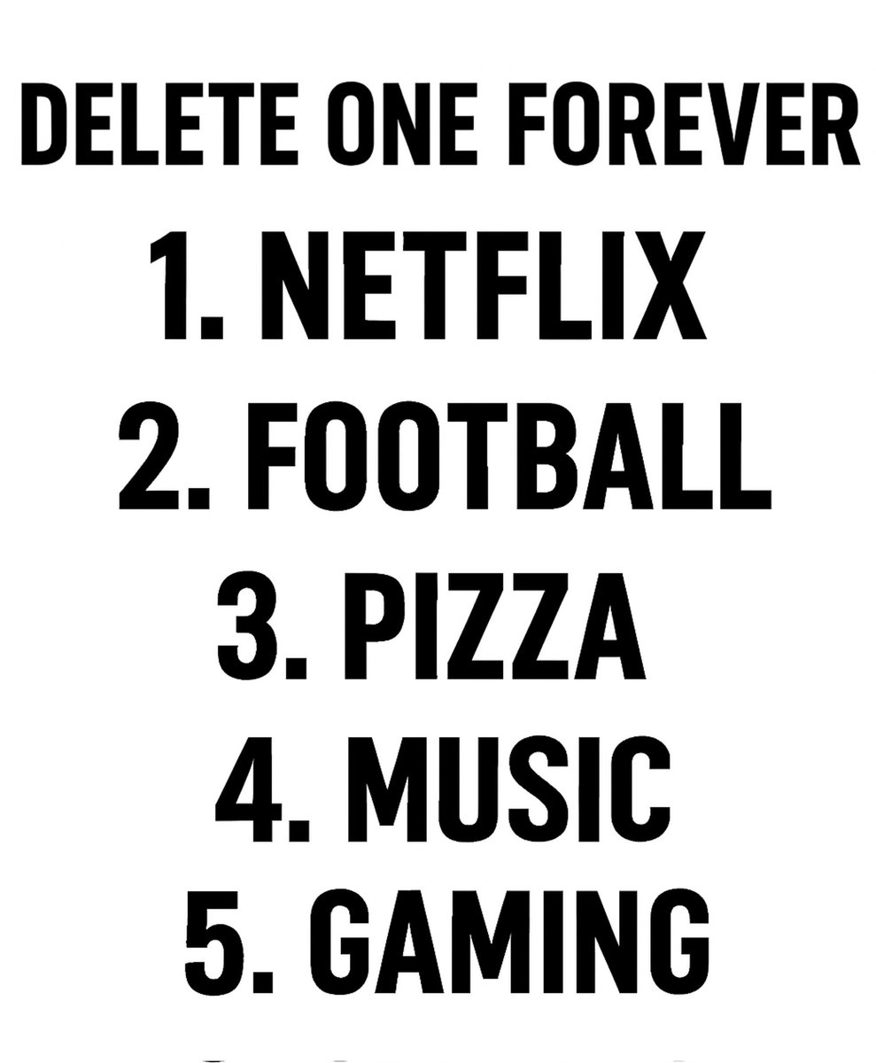 Delete one thing forever???