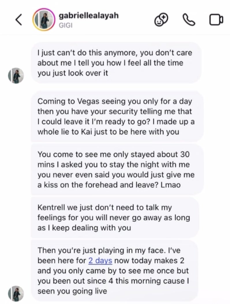 Lorvaxclips's tweet photo. Kai Cenat's Manager 'Bri' Shares private messages between NBA Youngboy and his EX GF Gigi https://t.co/h5xWOabP9G