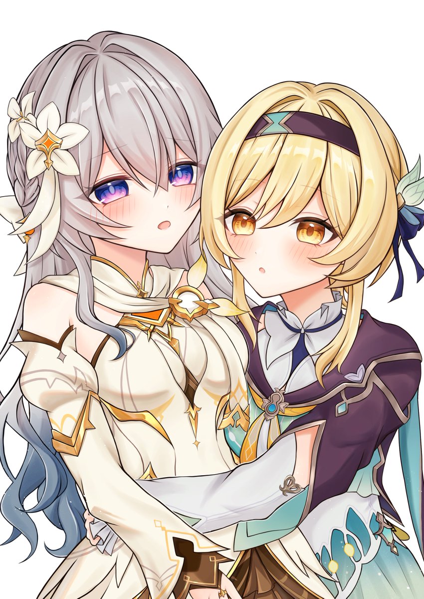 蛍ちゃんとホタルちゃんの衣装交換！
#Lumine #Firefly