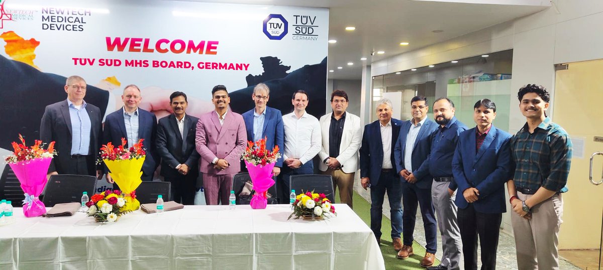 ntmdevices's tweet photo. We were honored to welcome the senior leadership of MHS from TÜV SÜD to our office premises on 23rd January 2026.

We exchanged perspectives on our future business plans and growth roadmap, further strengthening our shared commitment to quality, compliance, and innovation. https://t.co/F8Lx3OVrrO