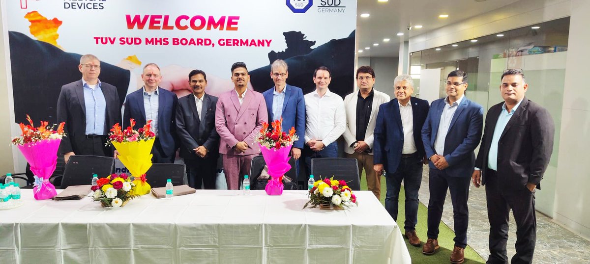 ntmdevices's tweet photo. We were honored to welcome the senior leadership of MHS from TÜV SÜD to our office premises on 23rd January 2026.

We exchanged perspectives on our future business plans and growth roadmap, further strengthening our shared commitment to quality, compliance, and innovation. https://t.co/F8Lx3OVrrO