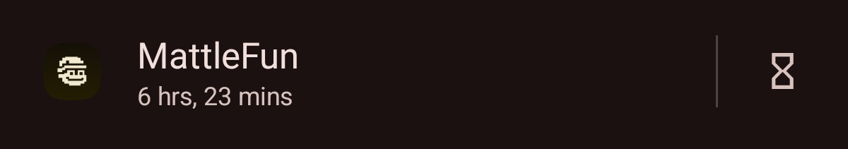 Can't agree less on how addictive <a href="/mattlefun/">Mattle.fun - Available on Seeker 📱</a> game is on seeker mobile

It's 11am for me, and I already have 6hrs on screen time on the game

Used up my energy already, so till tomorrow again

But overall, I love the game