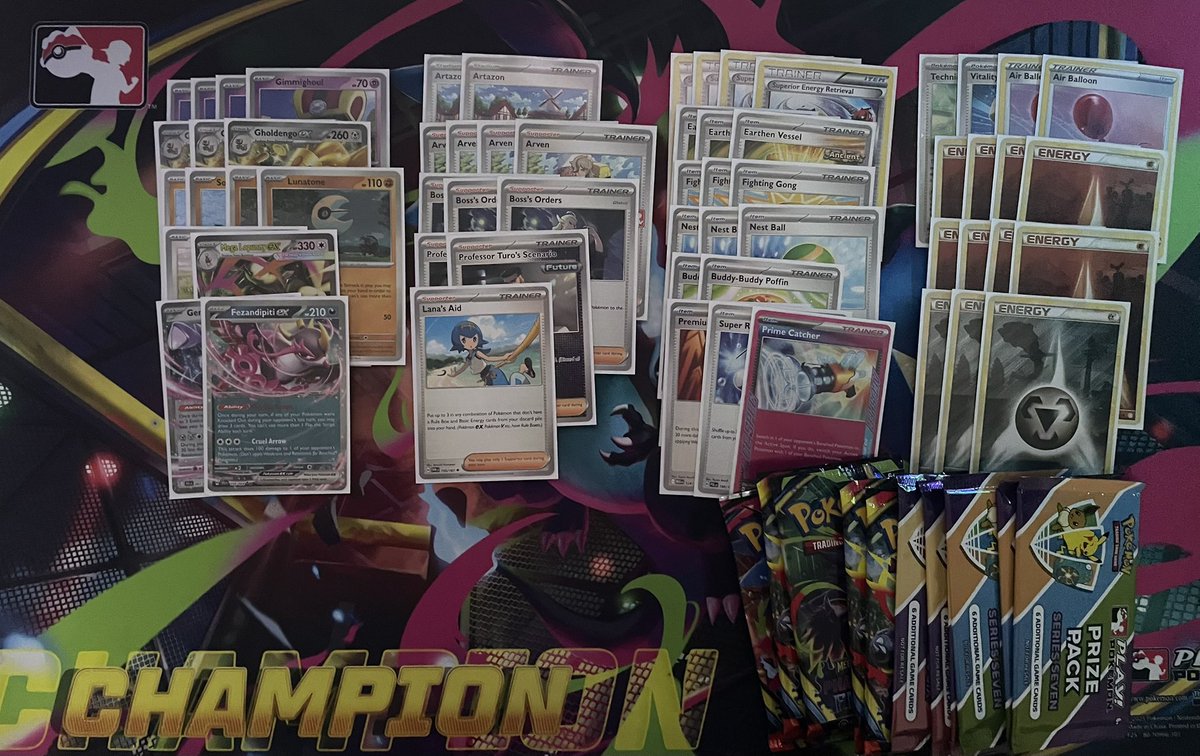 Luichi7's tweet photo. Cup win last week. - Poffin + Cram this week for Auckland SPC as expecting mirrors. Didn’t run as hot as last week. 

Top 32 +160CP

210CP - 2026 Ace Trainer promo secured. 2 weekends of Pokemon done, and now back to my break from Pokemon. https://t.co/DVPrrWp9Mj