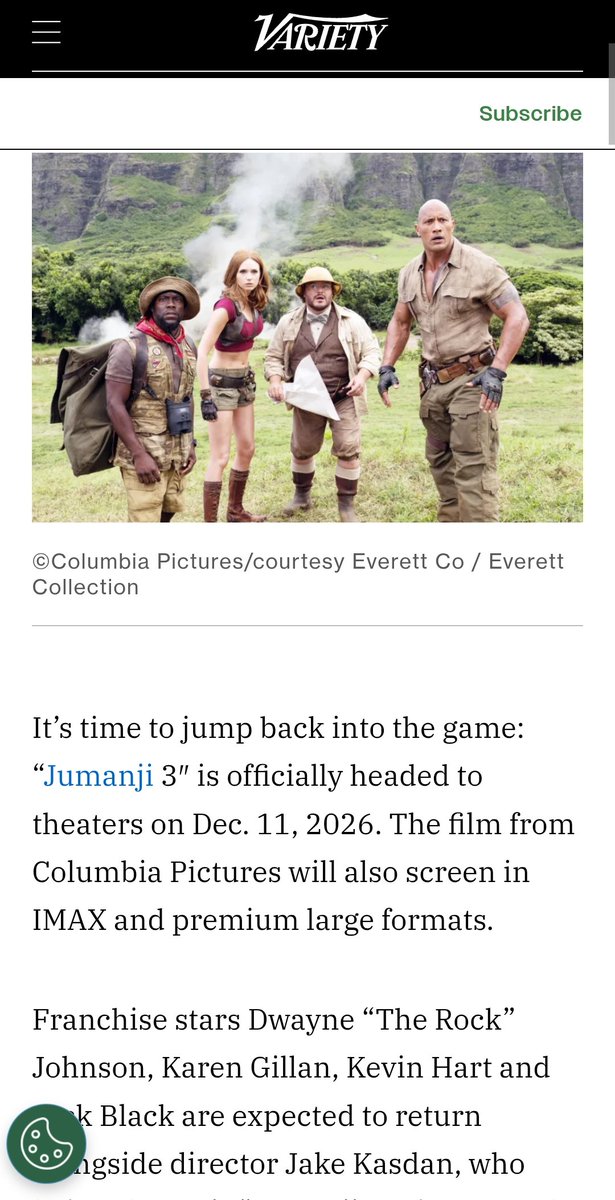 Discrimination towards Jumanji