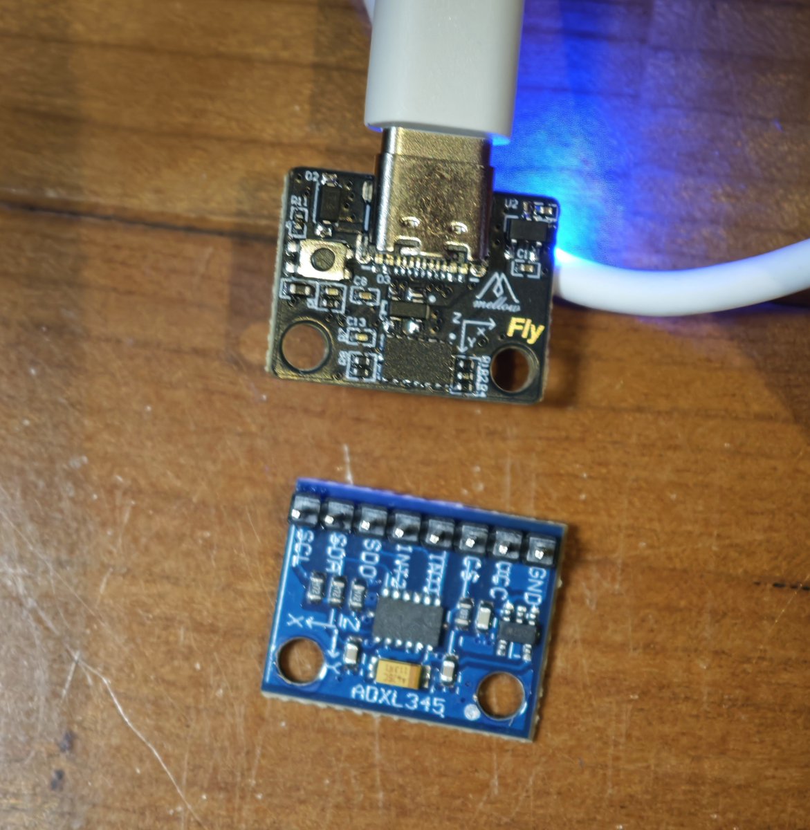 monohoshi_blog's tweet image. ふと思い立って放置していたUSB-C接続ののFLY ADXL345に替えている。

#VORON 久しぶりにSSH接続したわ…😅
@3dmellow