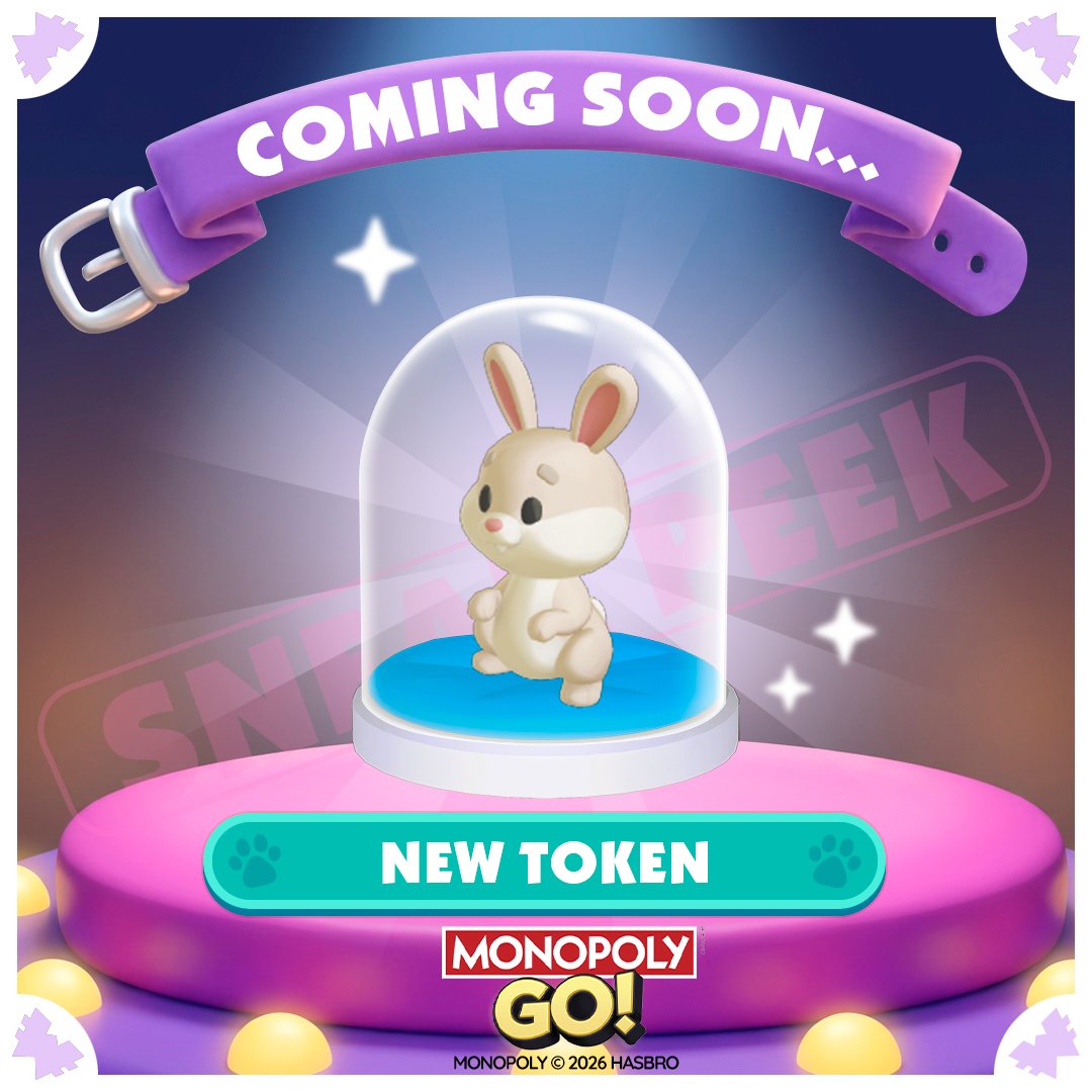 A little birdie (and bunny) told us a new Season is on the way to MONOPOLY GO!
Warning: Extreme cuteness incoming 👀
bit.ly/Sneak-Peek-19-X