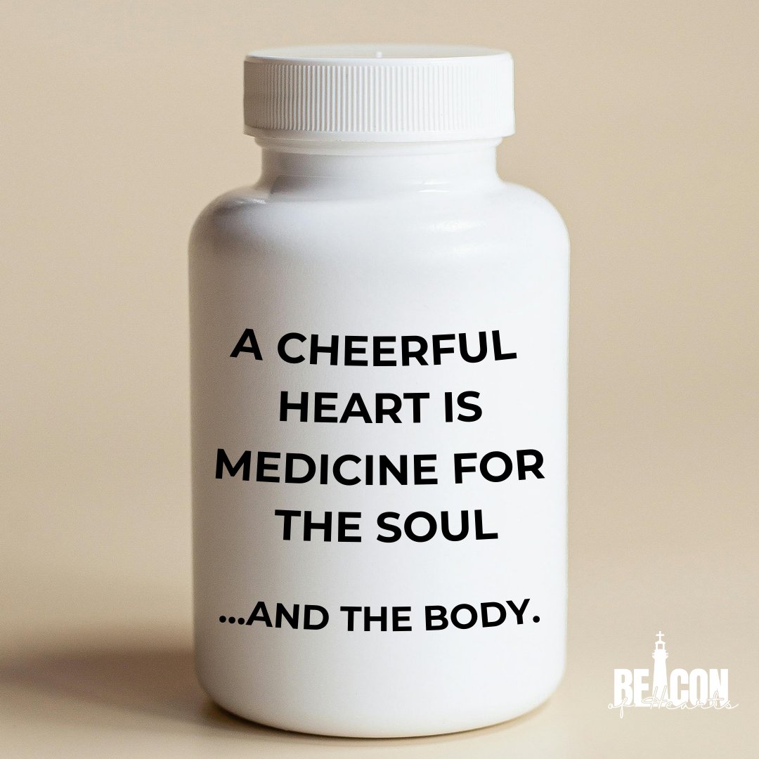 BeaconofHearts's tweet image. “A merry heart does good, like medicine, but a broken spirit dries the bones.” — Proverbs 17:22 
Science matches this scripture: cheerfulness can lower stress, protect your heart, and even boost your immune system. Keep your heart joyful!

#Proverbs1722 #CheerfulHeart
