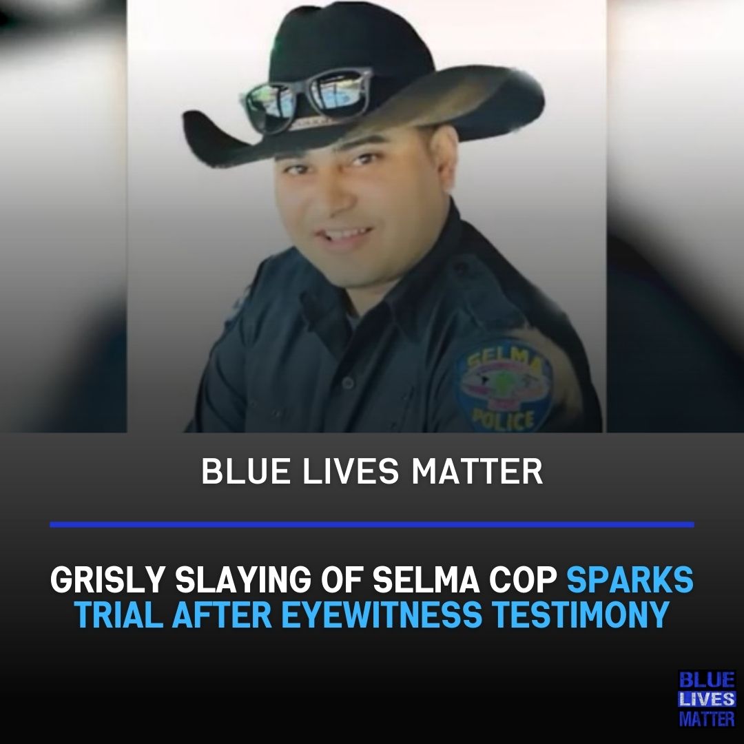 bluelivesmtr's tweet image. A deadly shooting rocked Selma as Officer Gonzalo Carrasco Jr. was allegedly gunned down in a brazen ambush. Witnesses say Nathaniel Dixon turned and fired without warning, setting the stage for a harrowing trial.

#lawenforcement #news #selma #eyewitness #testimony…