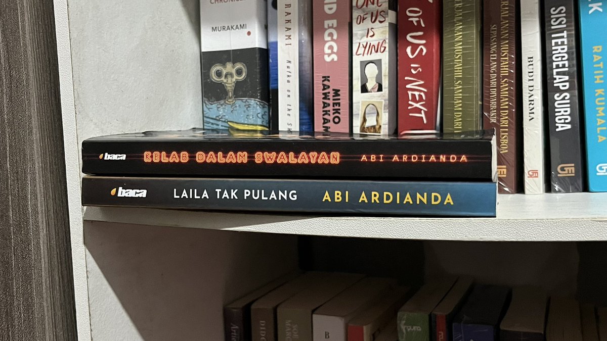 Iucreciamh's tweet photo. perkenalkan, karyanya kak @abiardianda 

baru baca dua ini, tapi suka sekali, dua-duanya kuberi bintang lima ⭐️ https://t.co/bBcoNbUW3N