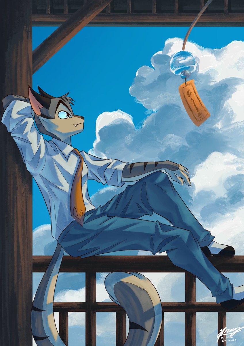 n6_02e23's tweet image. 「Summer days」
#lackadaisy #LackadaisyCats #lackadaisyFanart