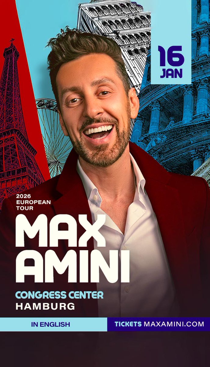 بنویسید روزهایی که ایران داغدار بود
مکس امینی توی اروپا تور کمدی برگزار میکرد
مردم ایران یادشون نمیره