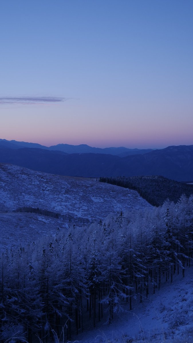 もっとも寒い朝は、 
もっとも美しい朝かもしれません。

キンと冷えた空気が、世界を澄ませる時間。 
天候などの条件が揃えば、 昇る朝陽が雪原を染め上げ、 視界すべてが淡いピンク色に包まれることがあります。

物語の続きは、 この透き通るような朝のなかで。

#幽霊ホテル #トワイライトリゾーツ
