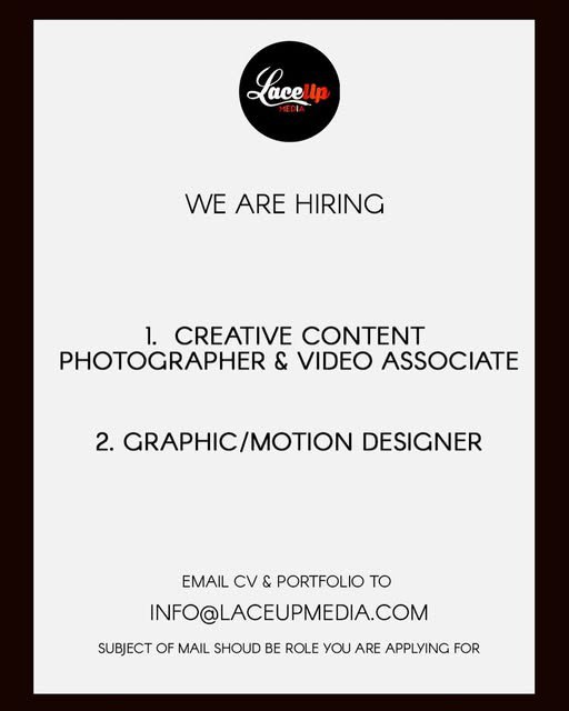 vorkcompany's tweet image. Gigs for creatives and media people available in Accra. Visit myvork.com/app for more.

Highlights from week 4.

#ghanajobs #jobsinghana #vork