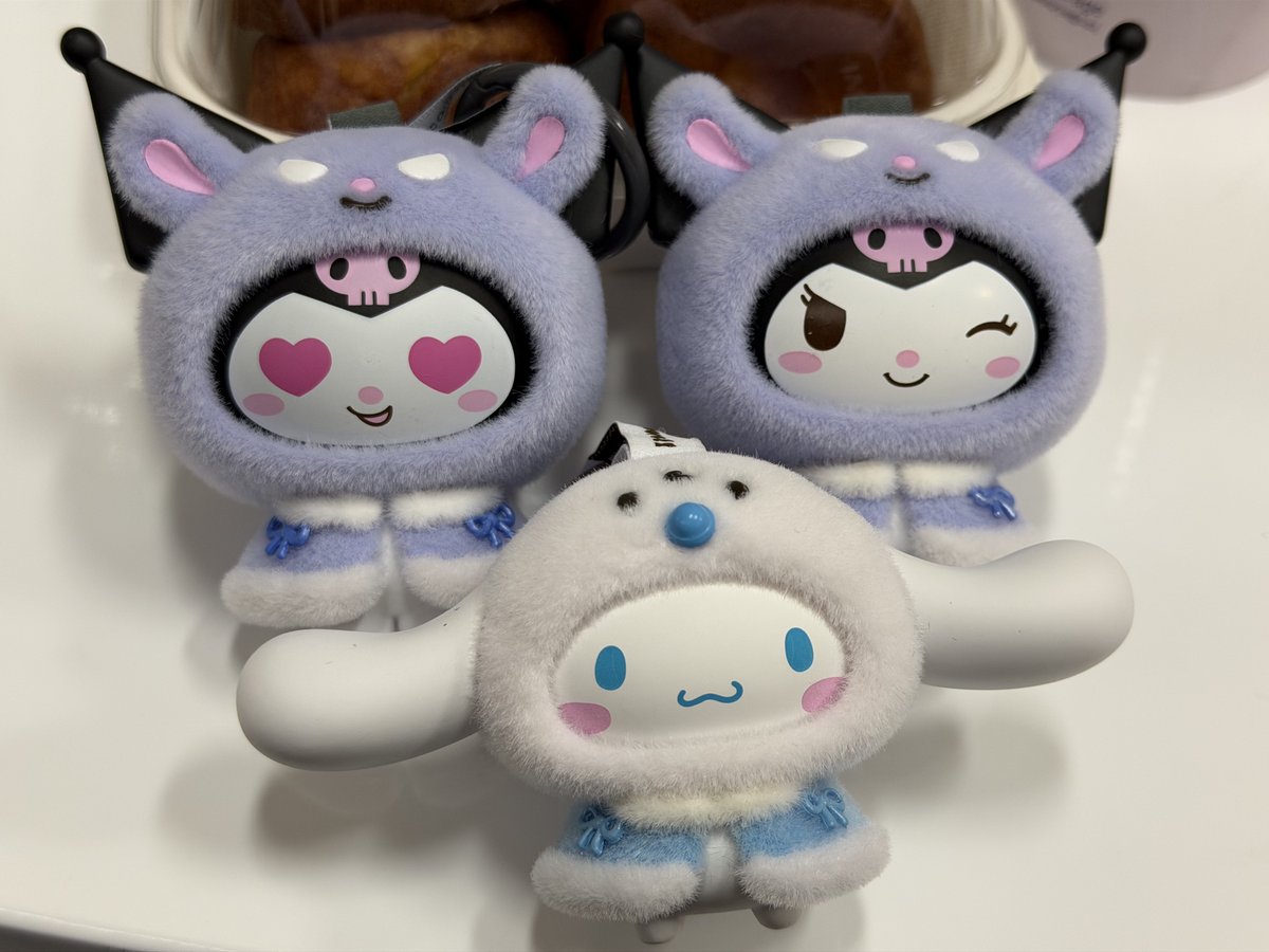 썅ㅆ 새로운산리오랜덤깡 했는데 너무 커여움... 표정이바뀜