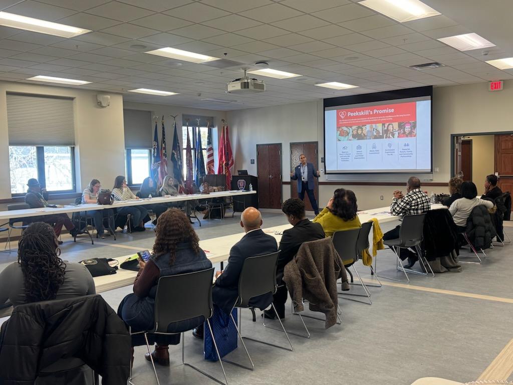 DrMauricio's tweet photo. Thank you @PeekskillCSD community partners for joining our meeting to support our opposition to a charter school in our community. We are unified to continue our "Peekskill's Promise" efforts to serve our children and families. #protectthepromise https://t.co/UdVBLdeBrr
