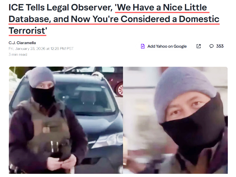 JasonBassler1's tweet image. And *poof* just like that, you're rights are gone. 

Now we have confirmation the Palantir database we warned about is real, active, and labeling Americans as “domestic terrorists.”

"It couldn't happen here."  Yeah? Well, it's here.