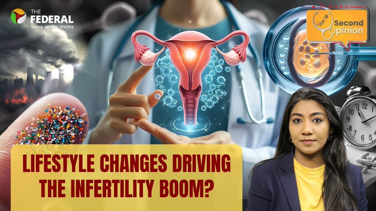 TheFederal_News's tweet image. Infertility in India: Lifestyle factors and the role of modern treatments | Second Opinion

#WATCH | youtube.com/watch?v=_-7yOu…

For more such videos, subscribe: youtube.com/@TheFederal

#Infertility #IVF #Reproduction #Fertility #Parenthood | @Shweta_journo