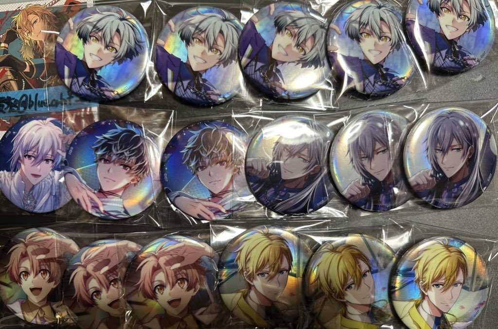 交換譲渡 アイドリッシュセブン アイナナ 16PRODUCERS 缶バッジ 譲