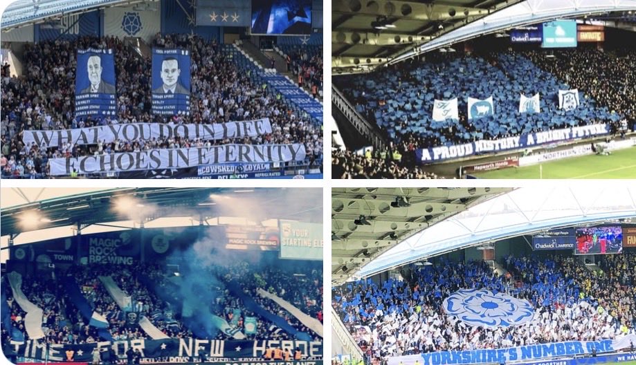 West Yorkshire is Blue!! #htafc #bcafc.