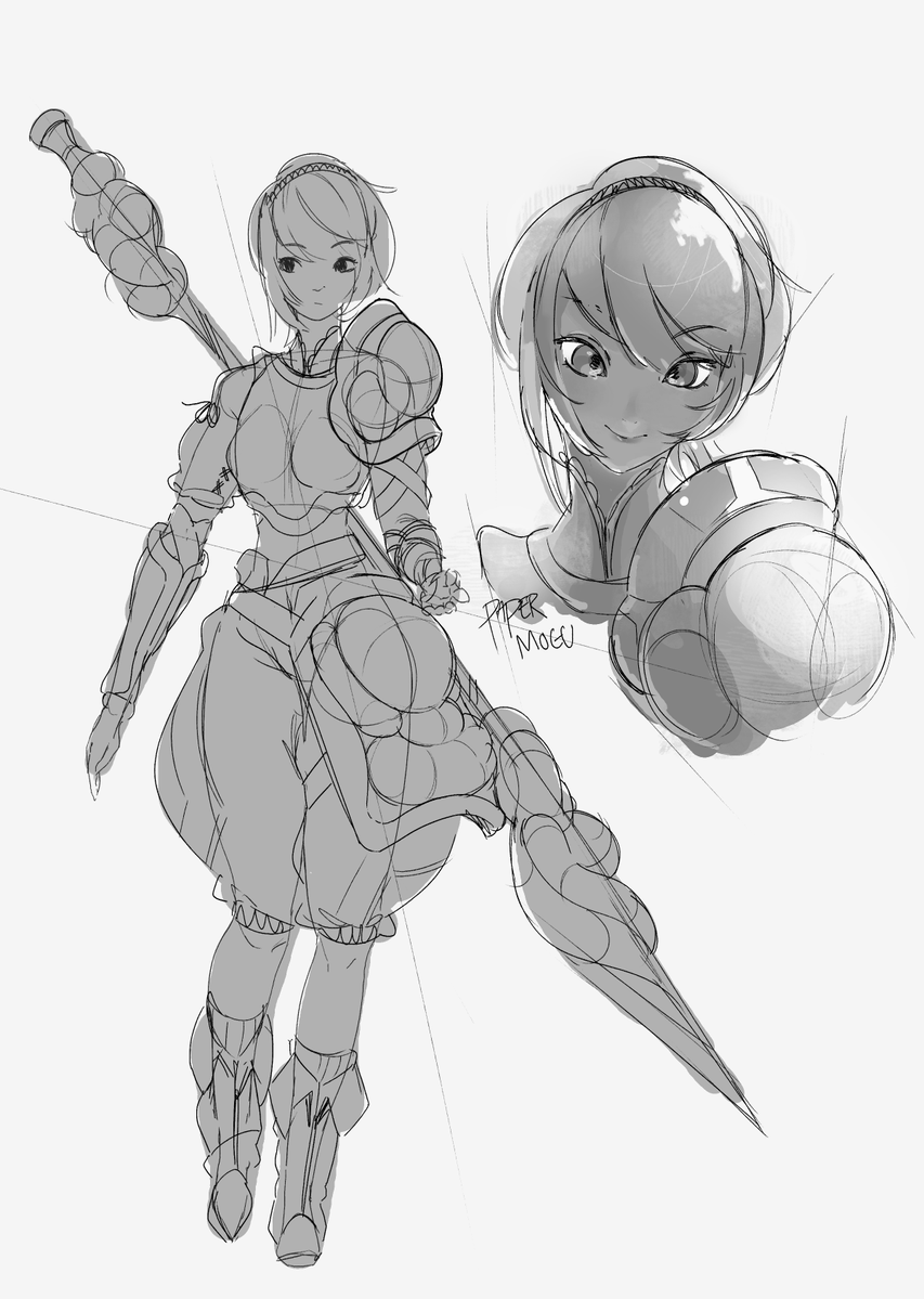 ParoVT's tweet image. Original character ~

Design inspired by Nier and Monster Hunter concept art