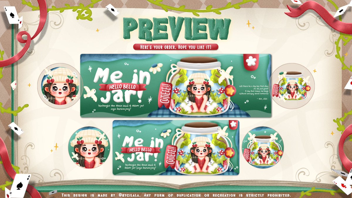 bycilala's tweet image. 𖦹  ៸ 🪸 𖠗  help rt? thank you! 𓈄᳸ . . ⊹  

... ◎ ⋮⋮ ding —dOng 🦭⭐️ ▷˚ ˖ ࣪ ִlaman 𝑲𝒐𝒃𝒂𝒎𝒍𝒂𝒏𝒅 membawa beberapa Ready Stock Bundle ‘Me in Jar’ 🎡🌸 bisa sung dijemput ♡ 🏰☘️ 𓂋 ៶៲៸ ⊹ ₊  」

💌 ── ꒰  IDR 45.000  ꒱ 𓈈 ¨ 
⣠ ♡︭  #zonauang   ⌢ ⊹