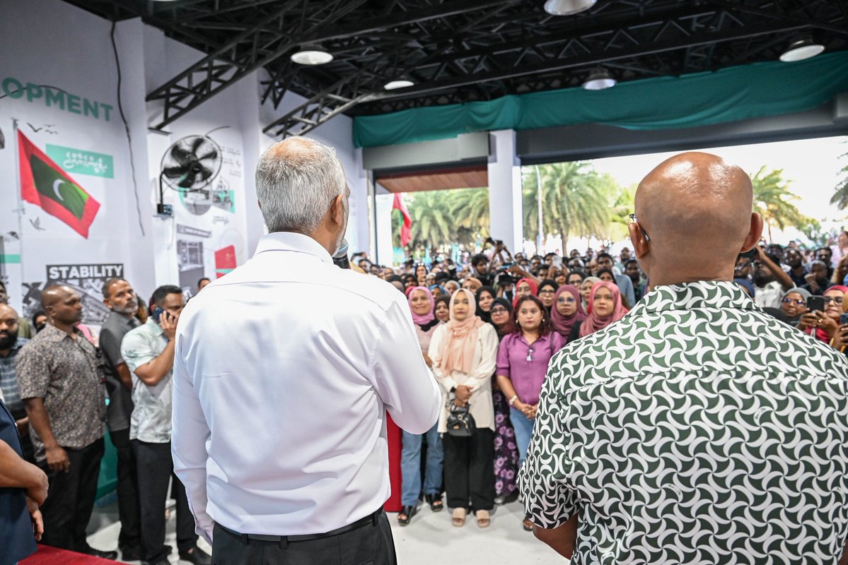 ކޮންގްރެސް ޕާޓީގެ މައި ޖަގަހައިގަ ބޭއްވި ސައިފޮދުގެ ތެރެއިން.

#LCE2026 
#JaleelForMayor 
#DhiveheengeRaajje 
#CongressPartyMV