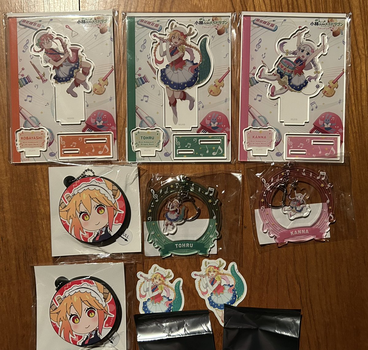 小林さんちのメイドラゴン』フィルムコンサートグッズ。