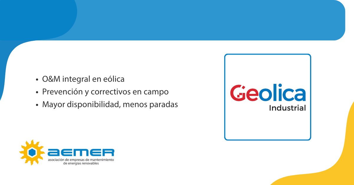 ⚙️ En esta publicación y en la siguiente presentamos asociados de AEMER: FIBERVENT, Fracttal y GEOLICA Industrial.

Más disponibilidad y seguridad en campo.