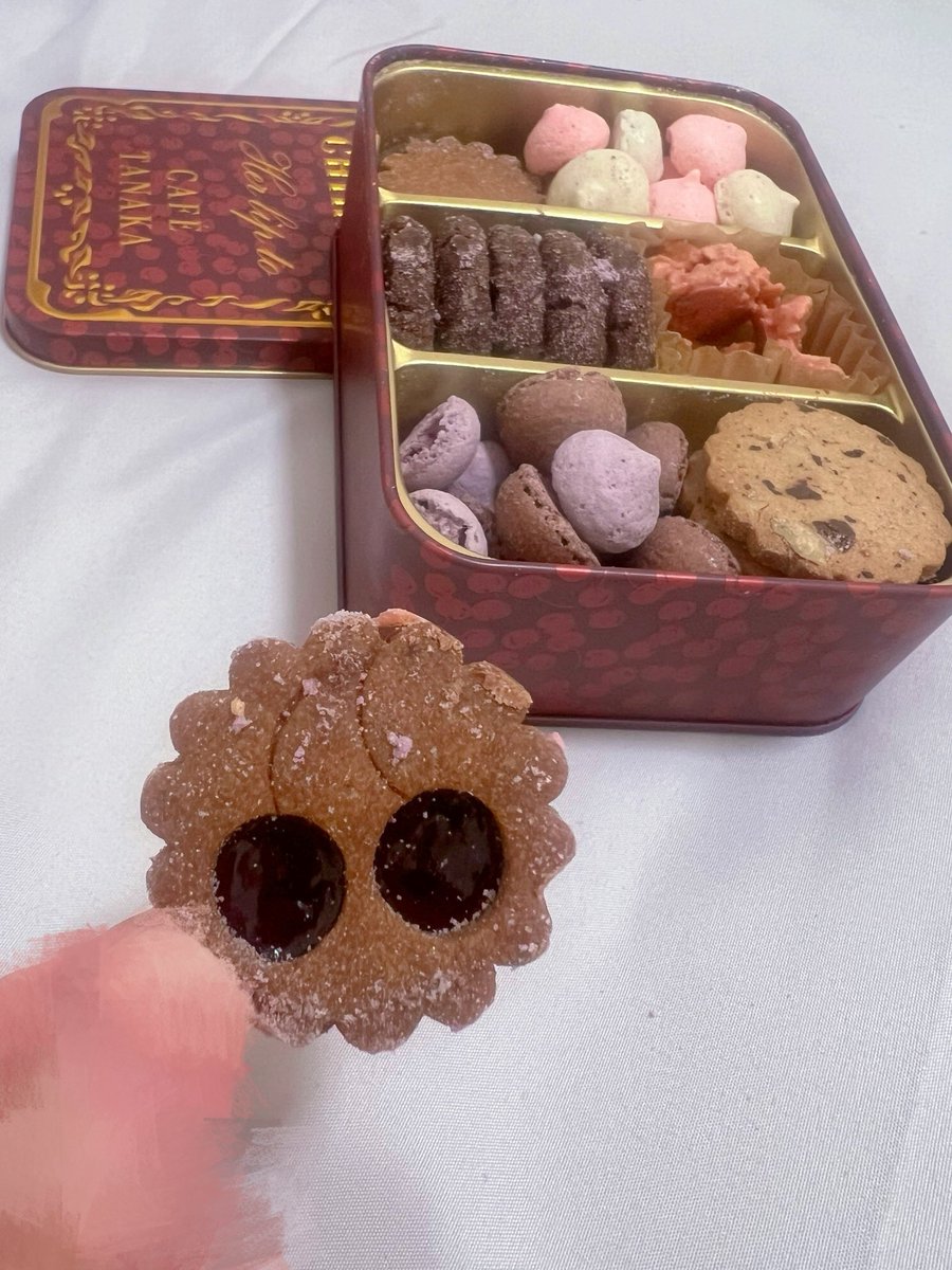 Herlipto×カフェタナカ クッキー缶が手元に届いた🍪🎀 とっても