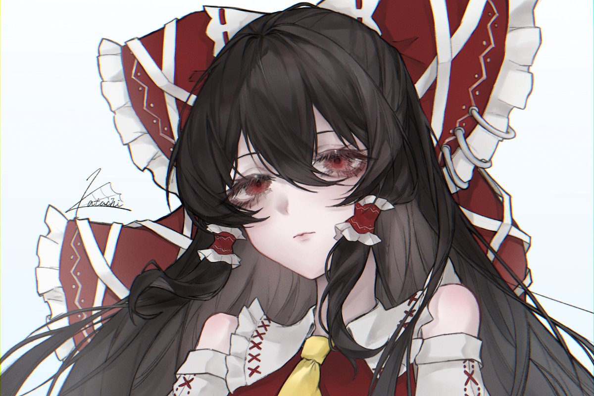 #東方Project #博麗霊夢 
時隔一年再畫一次靈夢