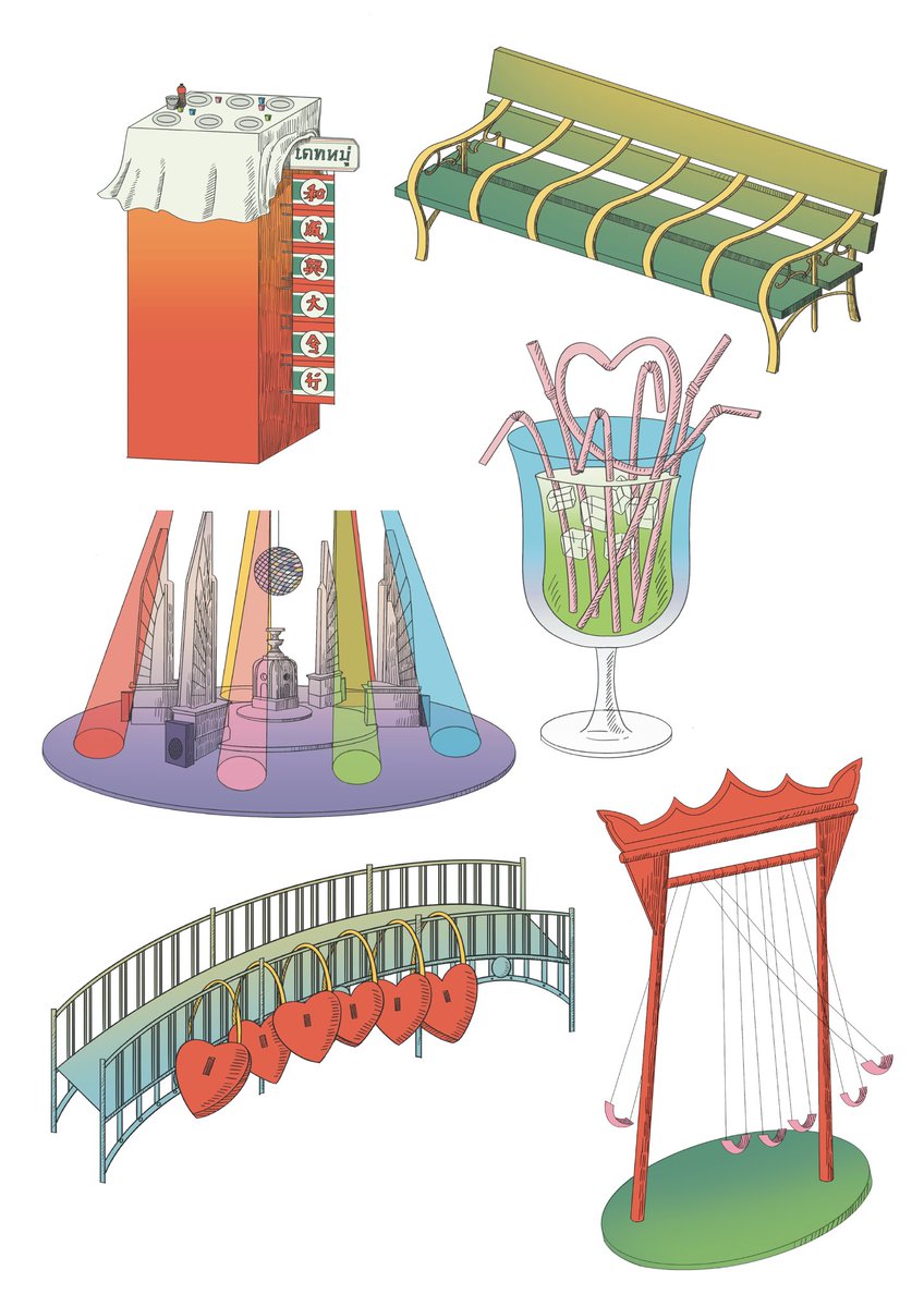 ทฤษฎี Six Degrees of Separation กล่าวว่า "ทุกคนบนโลกสามารถเชื่อมถึงกันโดยผ่านเพียงคน 6 คน" จึงจำลองเป็นอีเวนต์เดท ส่งการ์ดต่อกันจากคนหนึ่งสู่อีกคนหนึ่ง กลายเป็นเส้นทางของ 6 คน ออกเดท 6 สถานที่ทั่วกรุงเทพ
 
ผลงานของน้องปาม เรขศิลป์จุฬา #เรขศิลป์จุฬา #เรขศิลป์ #dek70  #เด็กซิ่ว