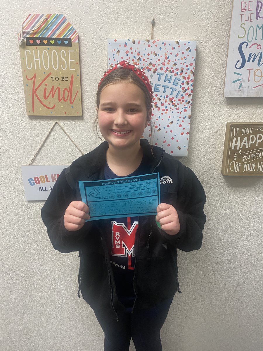 Positive Office Referrals 

These students are being recognized for demonstrating strong leadership traits like being proactive, synergizing, and thinking win-win. We are proud of the example they set for our entire school!

#Woodway #GameChangers #LevelUp #LeaderInMe