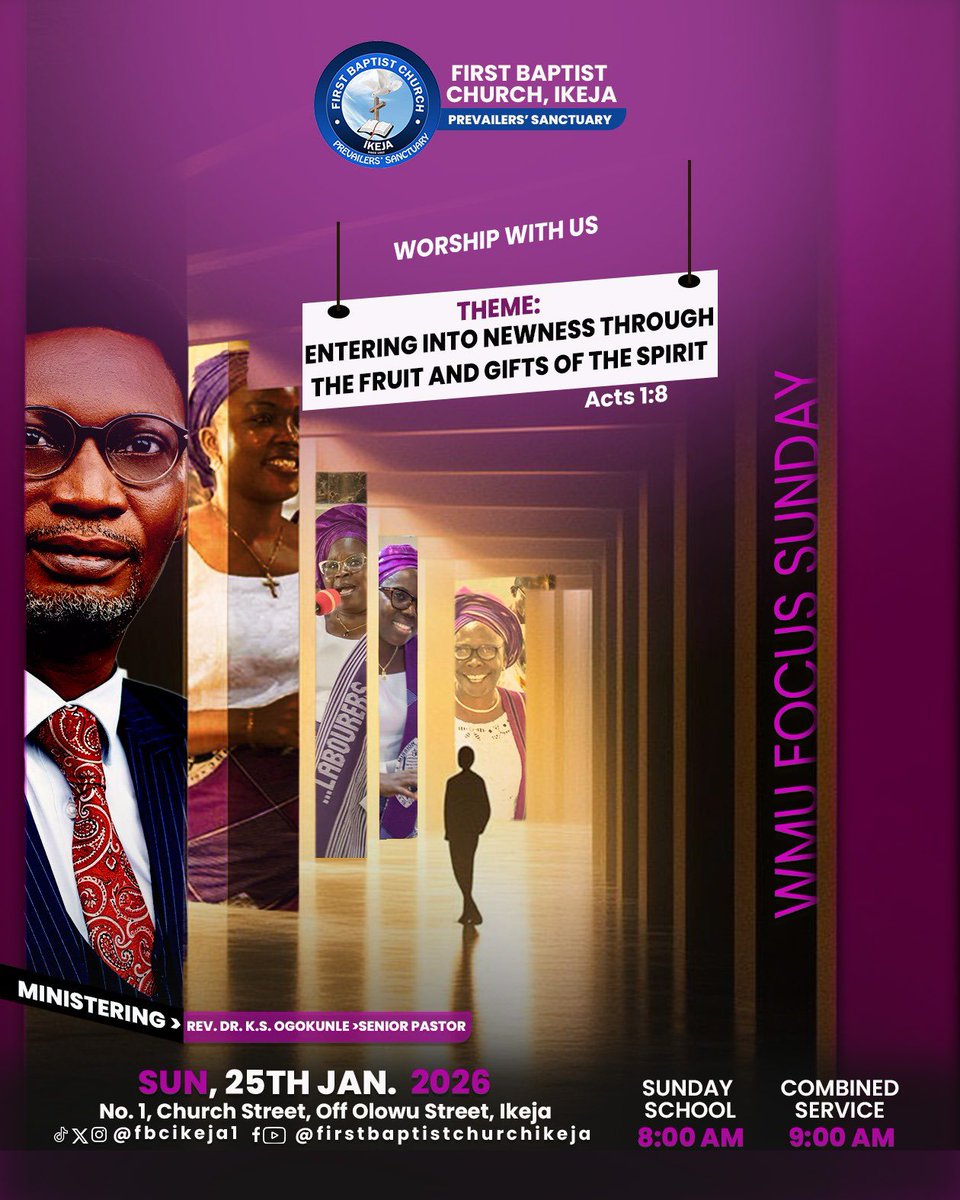 ⛪ This Sunday, we celebrate the amazing women among us as we mark WMU Sunday. Come with a heart of gratitude to God as we honor His work through them and enjoy a glorious service.
Shalom!