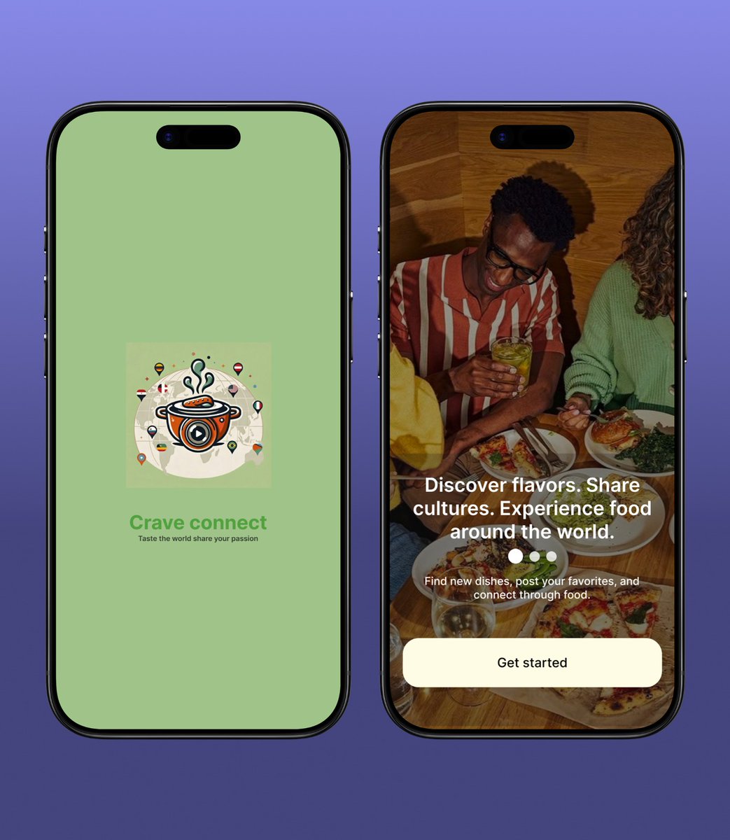 Bamideytalk's tweet photo. After a long time of designing, overthinking, and editing, I’m excited to share Crave Connect, a global food app where people share dishes from their culture and discover recipes from around the world. 👇🏿 https://t.co/iUOFgvMtoK