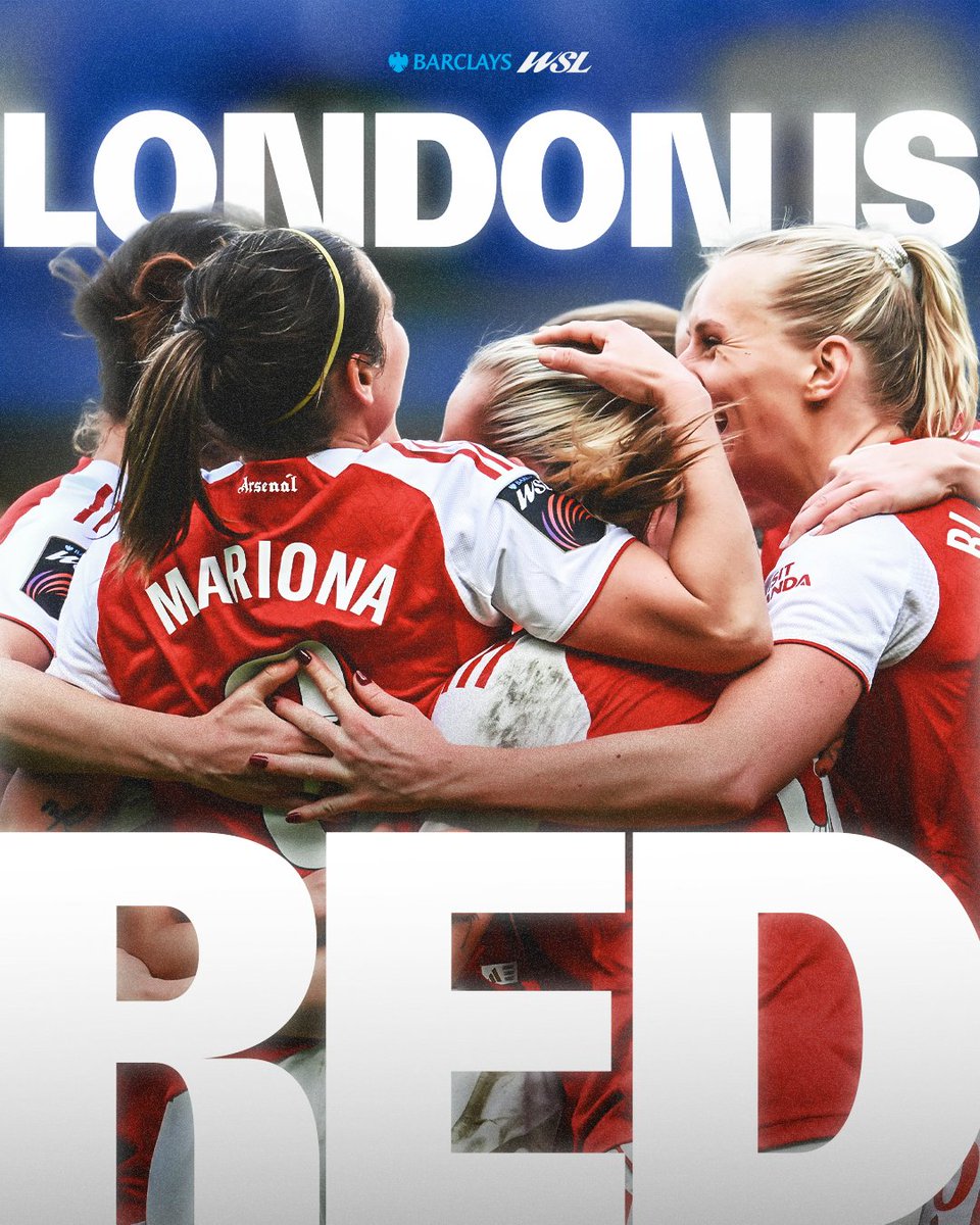 BarclaysWSL's tweet image. The Gunners make a STATEMENT in West London 👀

@ArsenalWFC #BarclaysWSL