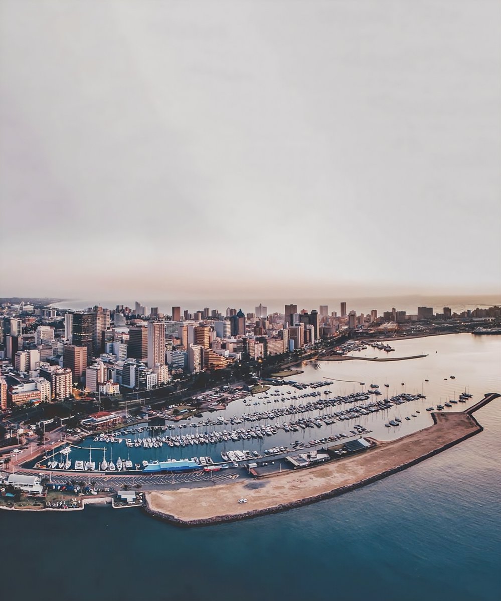 City of Durban viewed from the harbour. ❤️🇿🇦