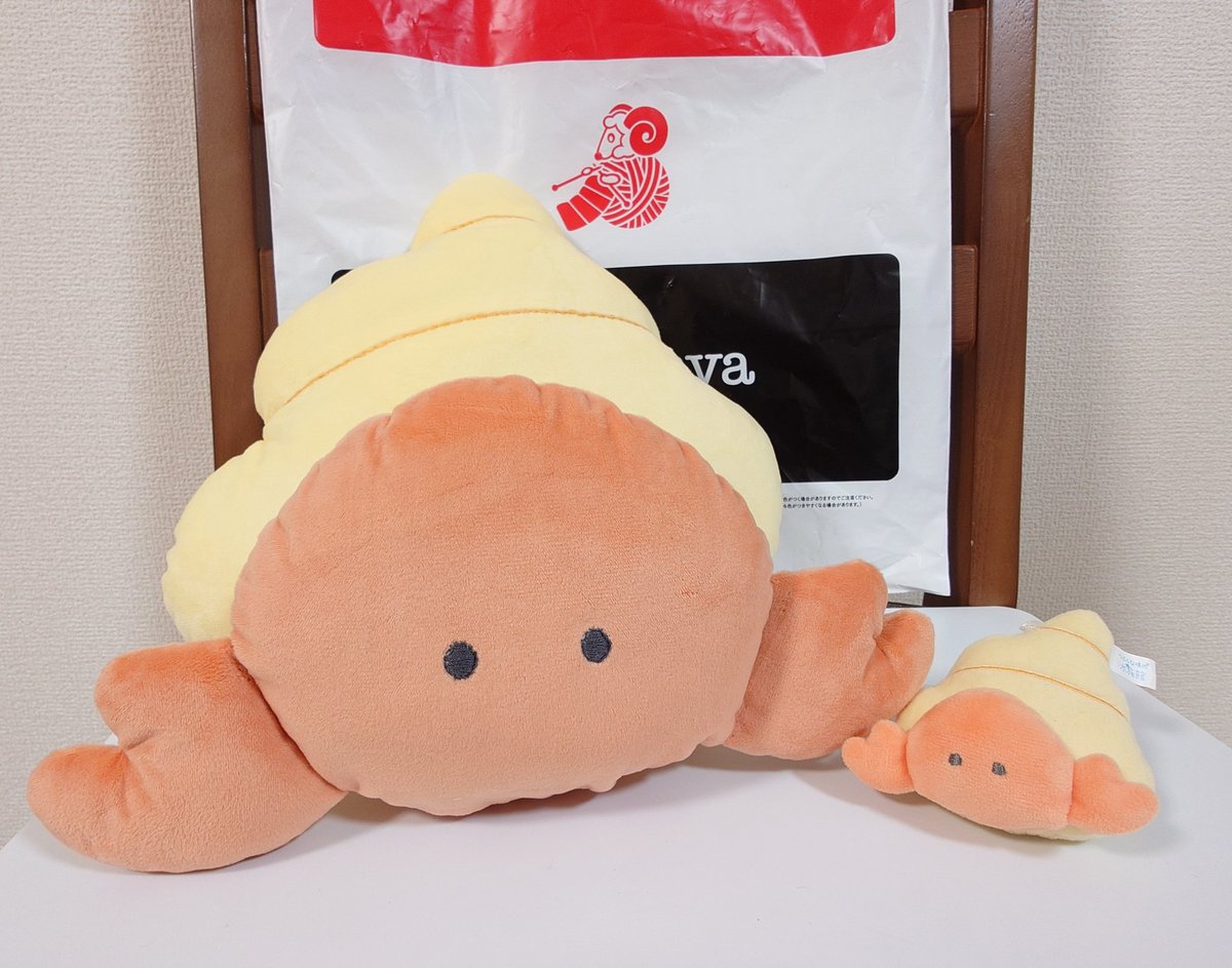 godBucho's tweet photo. つぶらな瞳の水族館 やどかり
すこしおっきめ ぬいぐるみ を自作しました！！🐚🦀
#つぶらな瞳の仲間達 #つぶ活 #つぶらー https://t.co/HLrXVe81dg