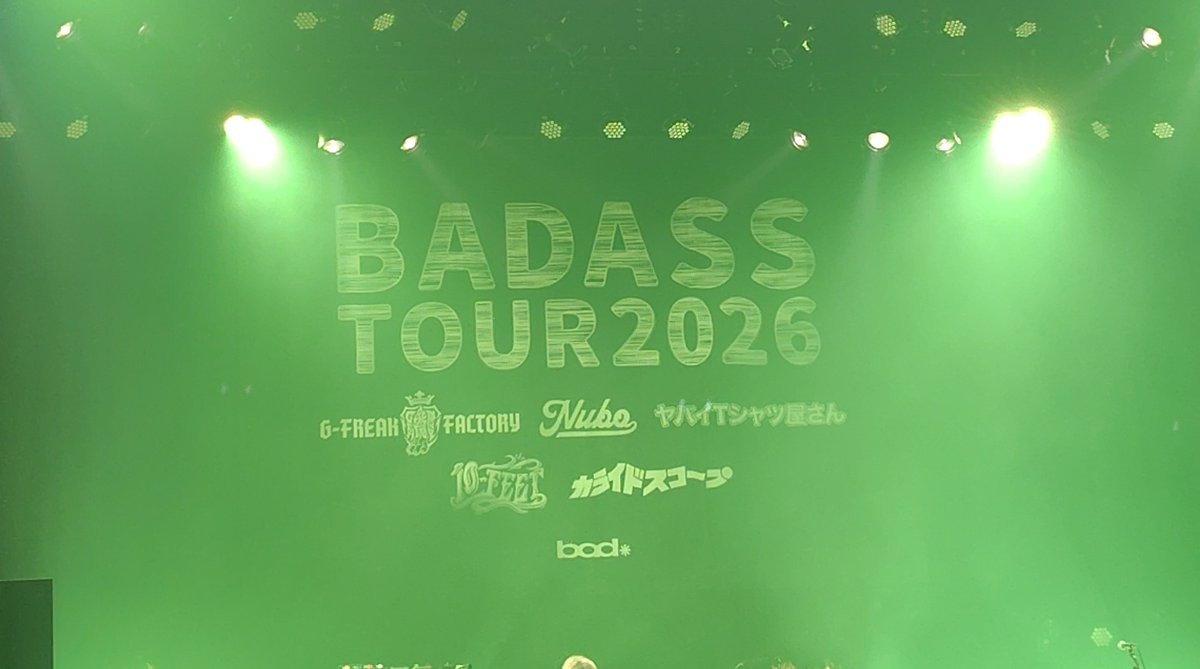 hello_techifeet's tweet photo. BADASSでライブ初め最高。 https://t.co/eq0Igt2EPi