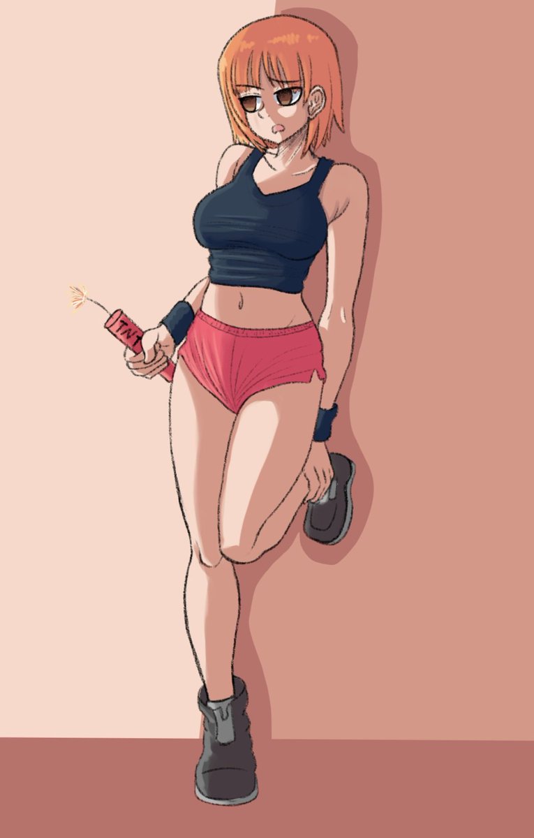 Track Miho to practice shading.