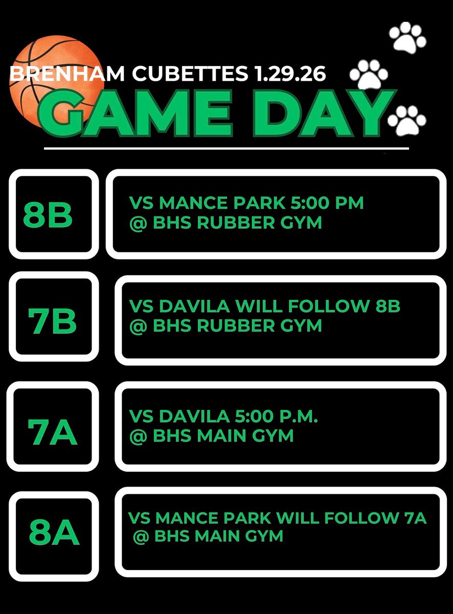 Brenham Jr. High Athletics tweet media