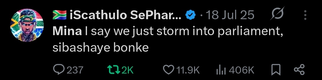 The offer still stands.