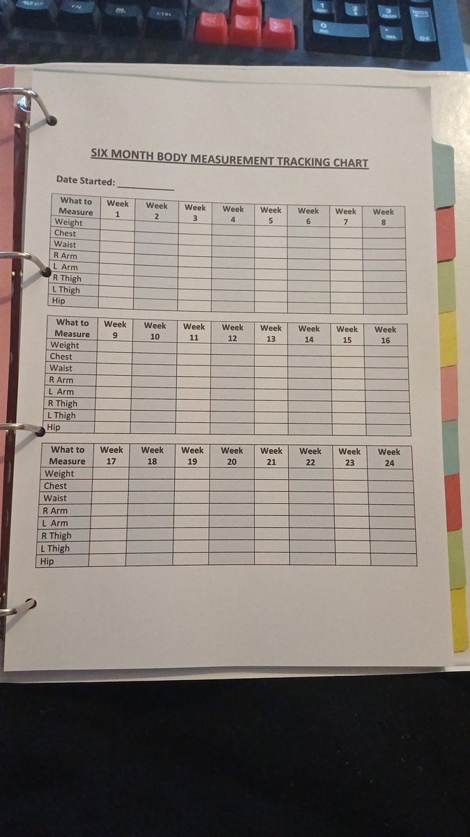 GorillaManFitn1's tweet photo. Spending the afternoon putting together training folders for my clients 💪💻 #trainingforlife #trainingfolder #fitnessjourneyinprogress #bodymeasurements #trackingprogress https://t.co/NM3b23wrBn