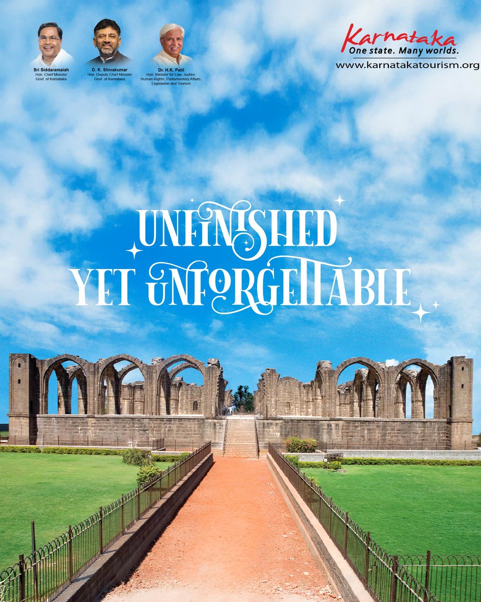 KarnatakaWorld's tweet image. 📍 Bara Kaman, Bijapura (D).

Witness a striking testament to the unfulfilled ambition of the Adil Shahi dynasty.

ಆದಿಲ್ ಶಾಹಿಗಳ ಅತೃಪ್ತ ಕನಸಿನ ಛಾವಣಿಯಿಲ್ಲದ ಭವ್ಯ ಸ್ಮಾರಕ, ಇತಿಹಾಸವಾಗಬಲ್ಲದು ಎಂಬುದಕ್ಕೆ ಇದೇ ಸಾಕ್ಷಿ.

#Arches #Grandeur #Monument  #ExploreKarnataka #KarnatakaTourism