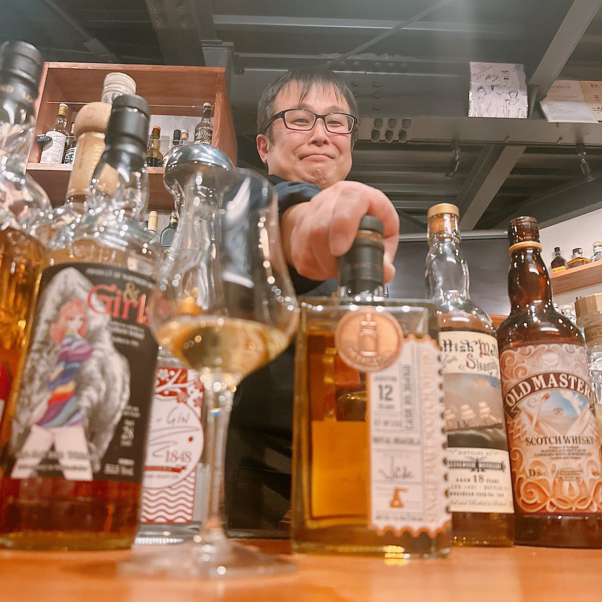 ＊いちとむぎ＊★ 上からむっちぃさん😎 #bar1two3 #上からむっちぃさん