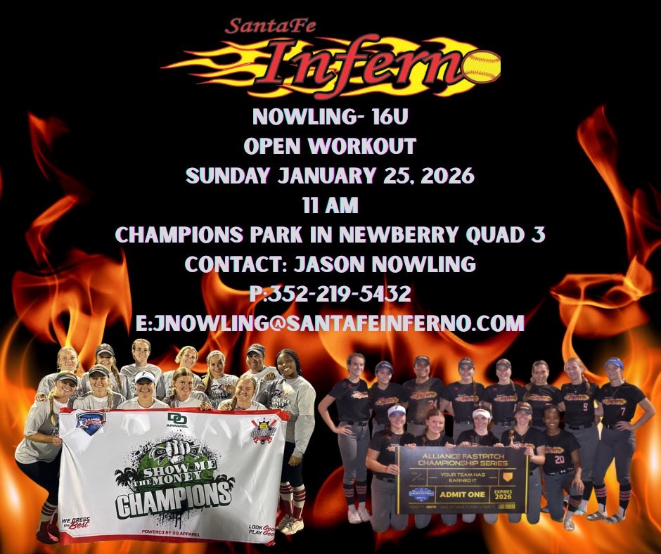 Santa Fe Inferno Fastpitch tweet media