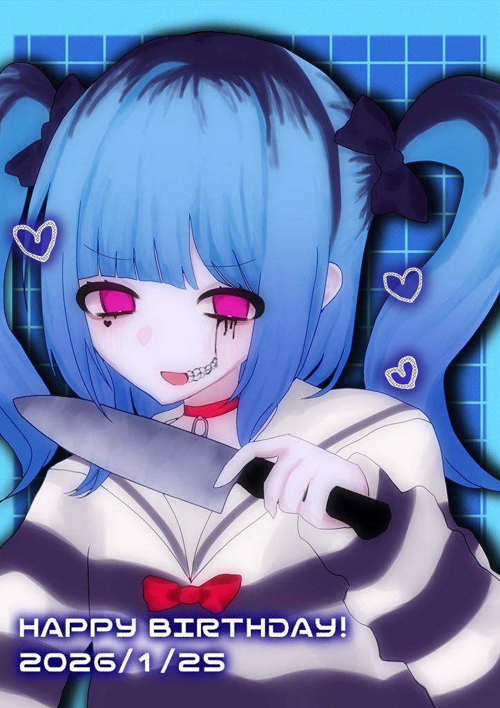 mene_000's tweet image. お誕生日おめでとう✨🎂🎉大好きです🥹
 #ハンドラ美術部 #飴宮怠美生誕祭 #飴宮怠美誕生祭 #飴宮怠美