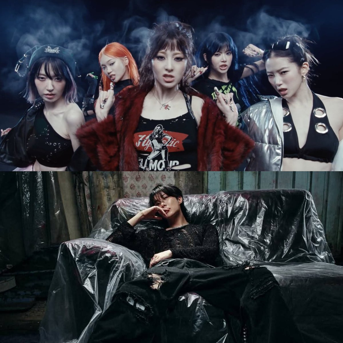 lpopchartmaster's tweet image. #LE_SSERAFIM "SPAGHETTI (feat. j-hope of BTS)" reaches a new peak at #1 on MelOn HOT100, 3 months after release 👑