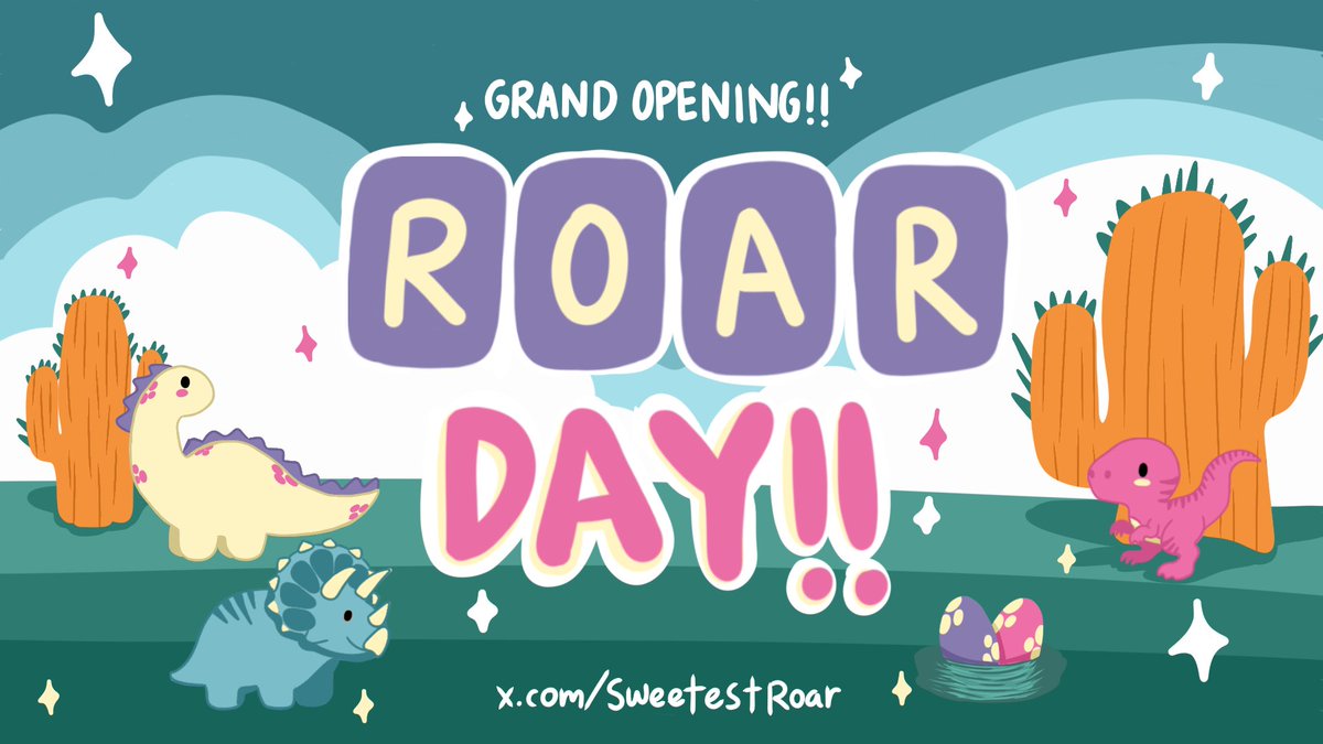 SweetestRoar's tweet image. ㅤ
Smol roar alert! 🦖🎀
Our dinos are ready to pop out, say hi, and fill your day with cheerful vibes. From little roars to big smiles, everything here is made to feel warm and fun. Let’s make memories that feel magical, playful, and totally roar-some! 💚✨
ㅤ