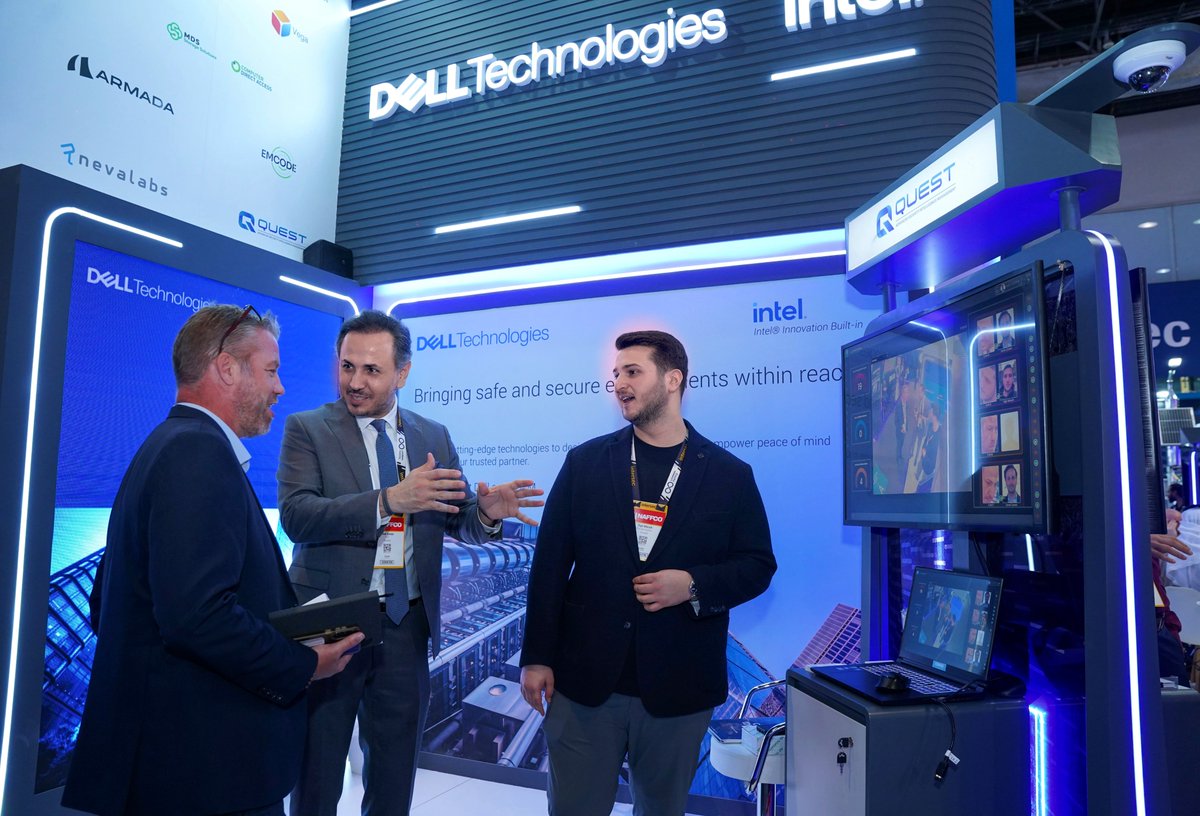 Nevalabs's tweet photo. Great to be at Intersec Dubai 2026 with our partners at the Dell Technologies booth as Nevalabs.
Live demos with @DellTech, @milestonesys, @LENSEC and @MindwareVAD showcased AI, VMS integrations, smart glasses & map-based monitoring.
#IntersecDubai2026 #Nevalabs #AI #SafeCities https://t.co/xpP34SW0Dc