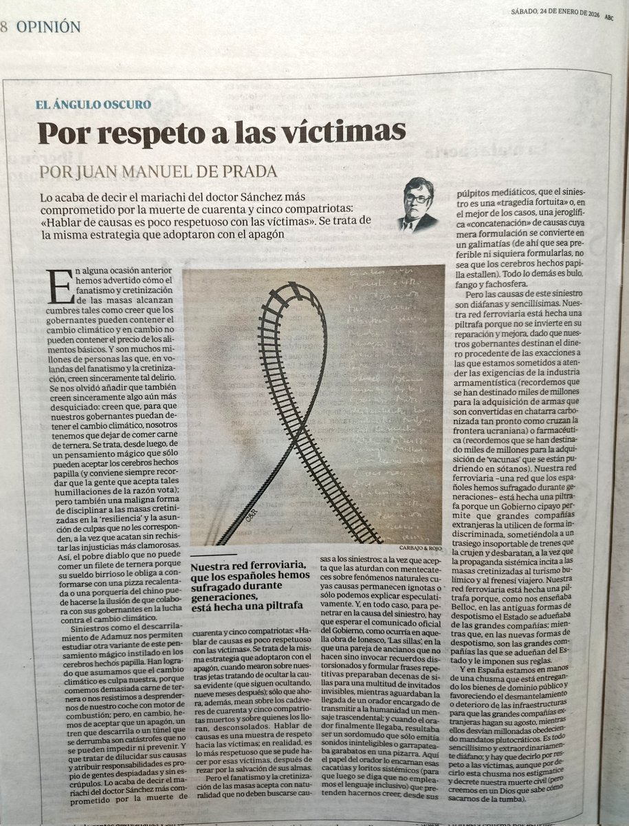 obioshypolepsis's tweet image. Por respeto a las víctimas. Juan Manuel de Prada